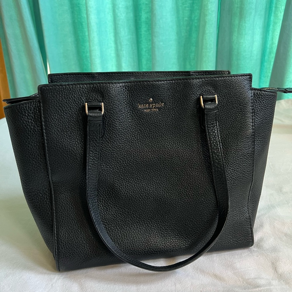 Kate Spade Jackson Black Pebble Leather Tote